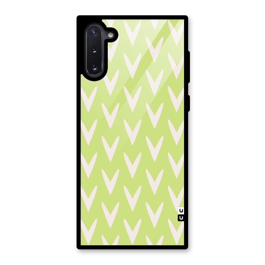 Pastel Green Grass Glass Back Case for Galaxy Note 10