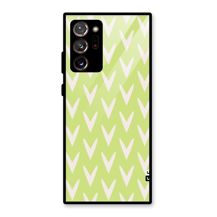 Pastel Green Grass Glass Back Case for Galaxy Note 20 Ultra
