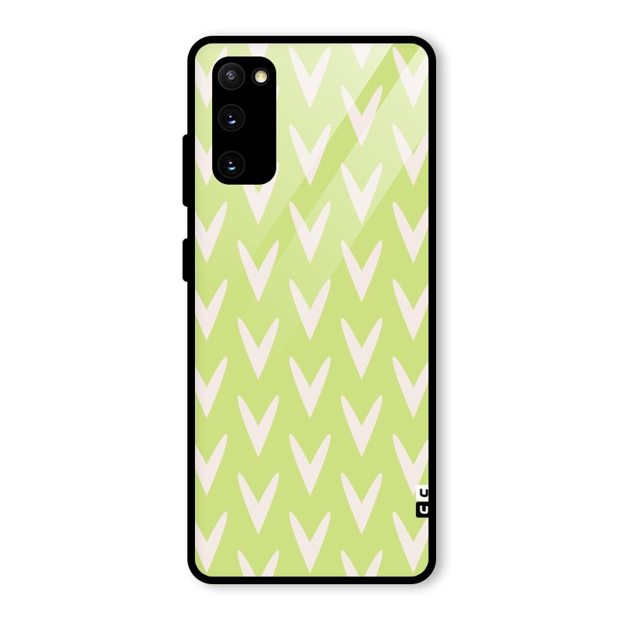 Pastel Green Grass Glass Back Case for Galaxy S20 FE