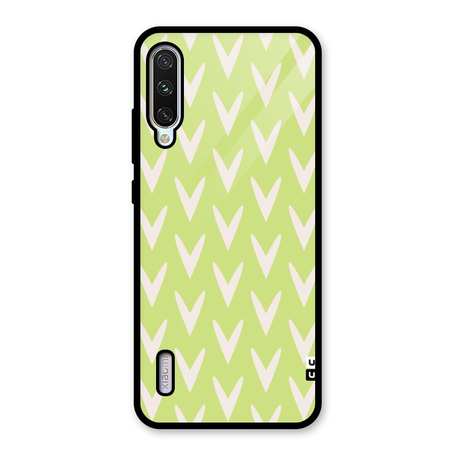 Pastel Green Grass Glass Back Case for Mi A3