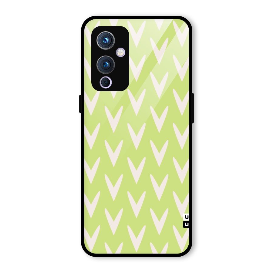Pastel Green Grass Glass Back Case for OnePlus 9