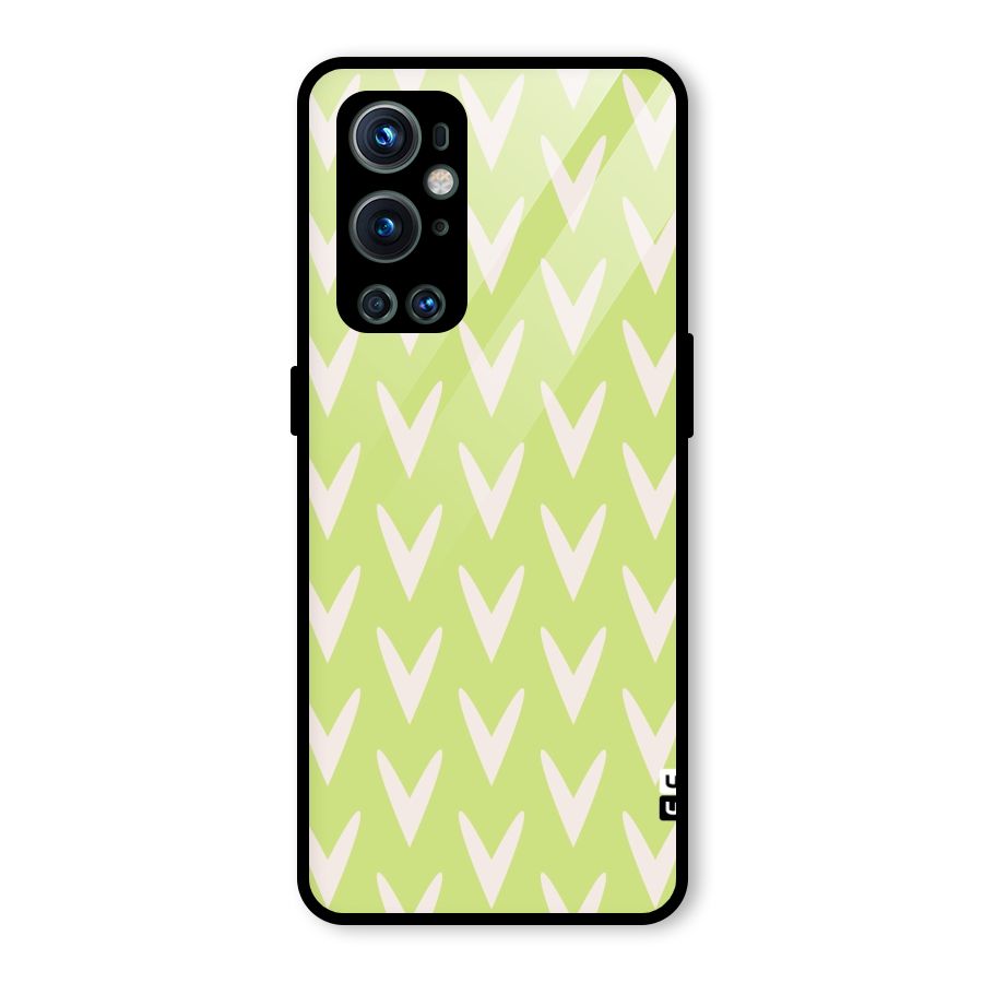 Pastel Green Grass Glass Back Case for OnePlus 9 Pro