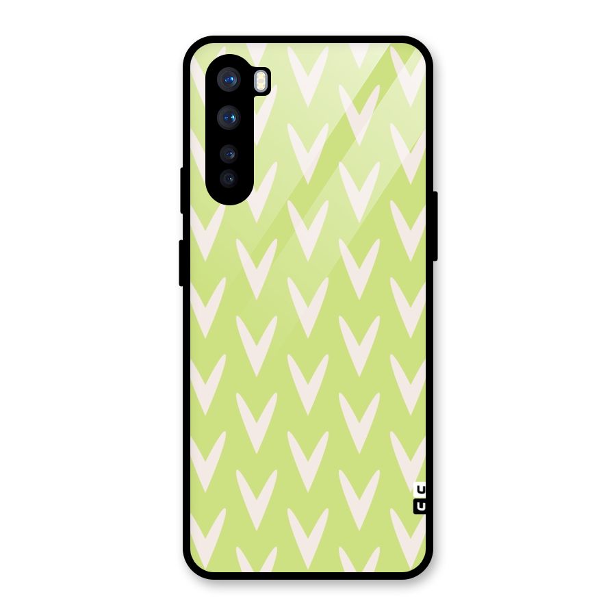 Pastel Green Grass Glass Back Case for OnePlus Nord