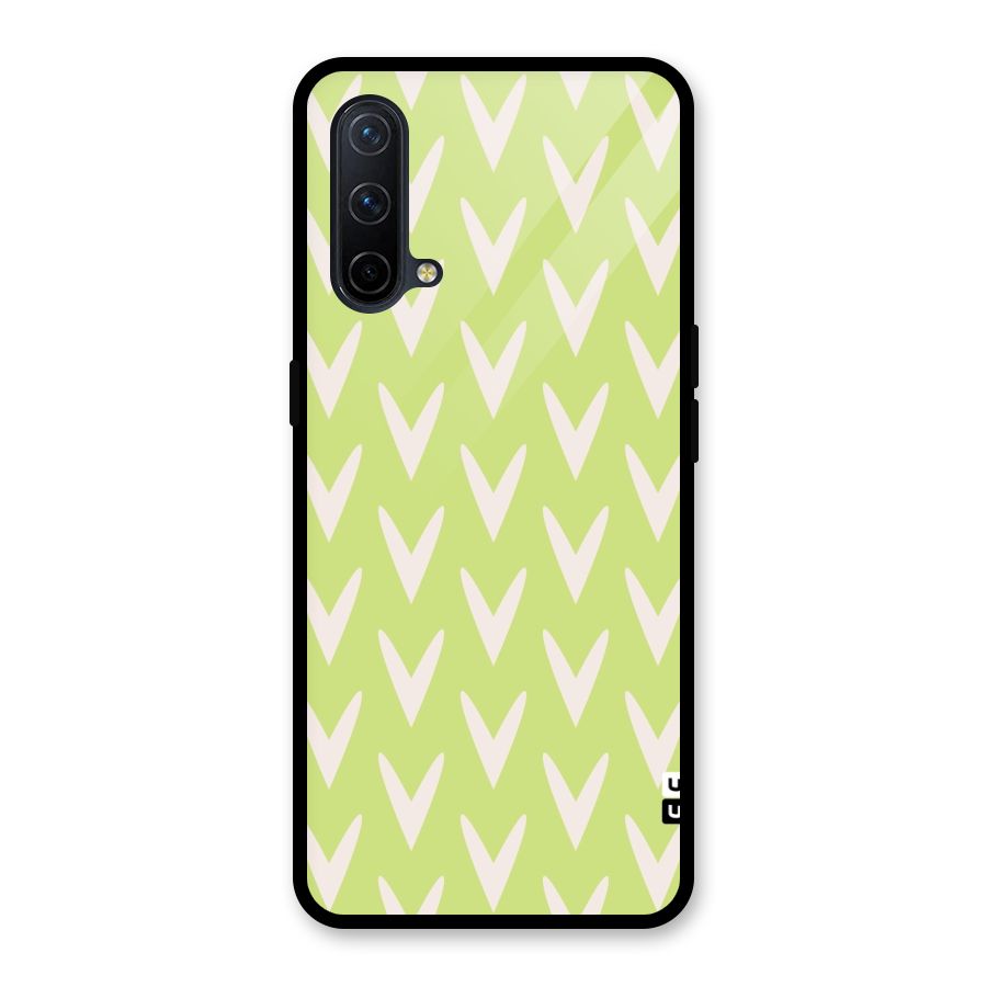 Pastel Green Grass Glass Back Case for OnePlus Nord CE 5G