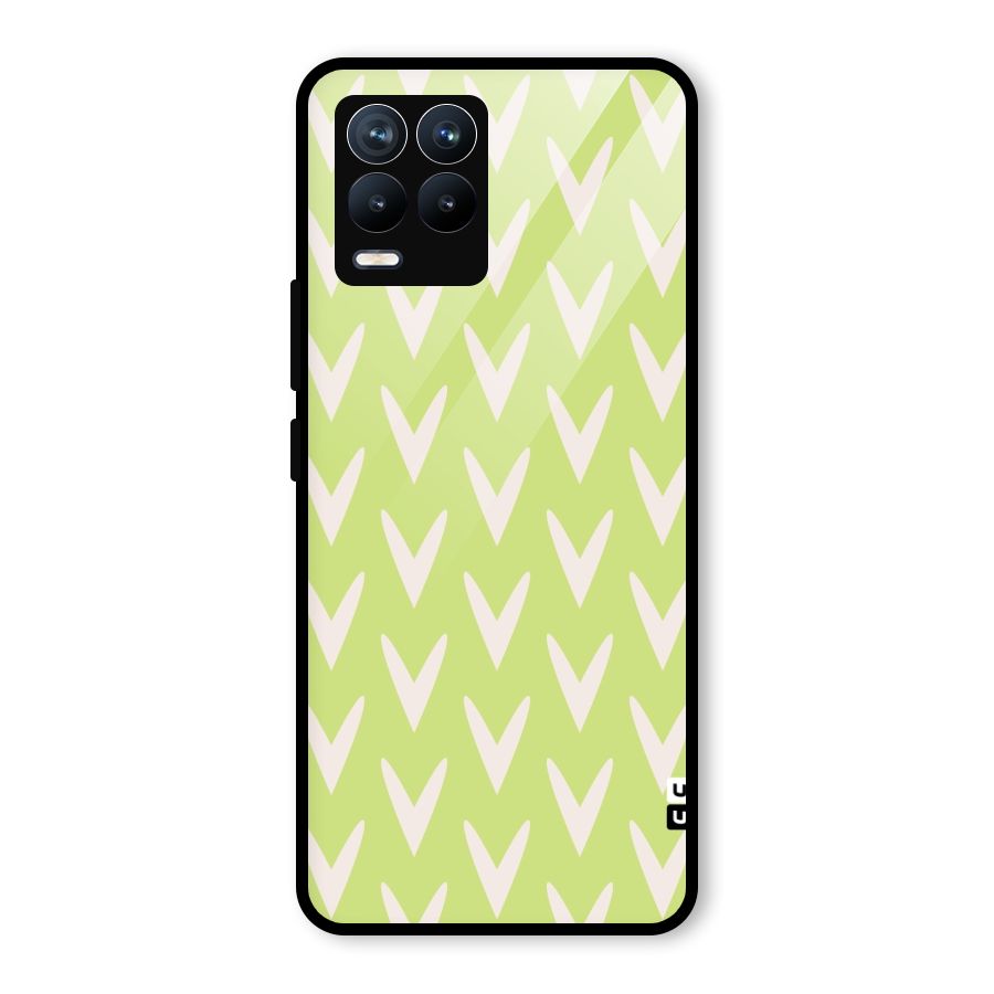 Pastel Green Grass Glass Back Case for Realme 8 Pro