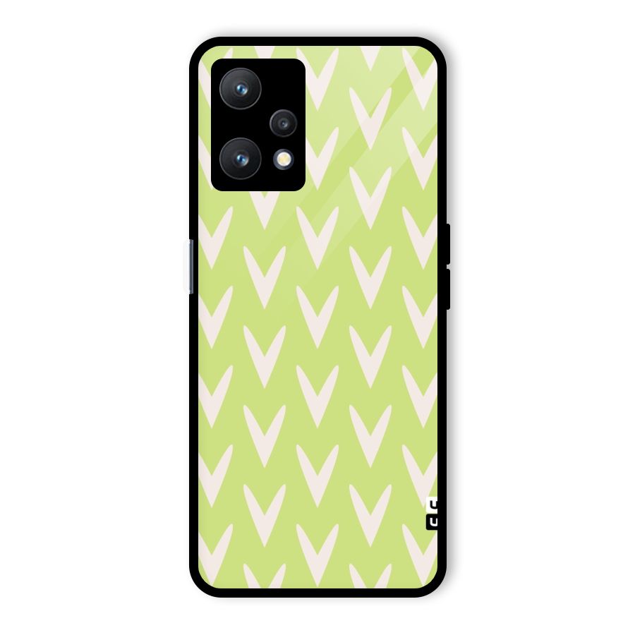 Pastel Green Grass Glass Back Case for Realme 9 Pro 5G