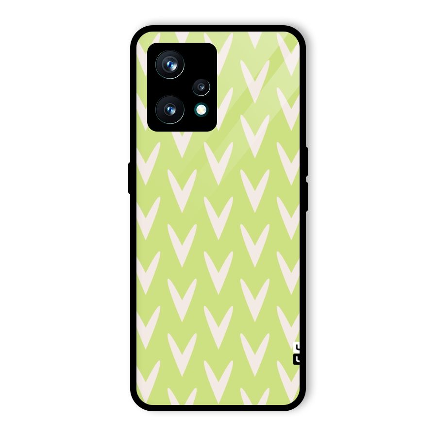 Pastel Green Grass Glass Back Case for Realme 9 Pro Plus 5G