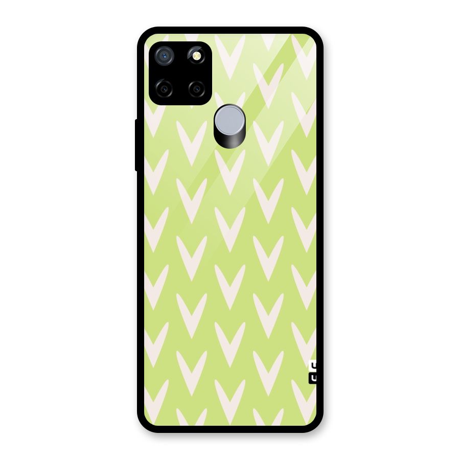Pastel Green Grass Glass Back Case for Realme Narzo 20