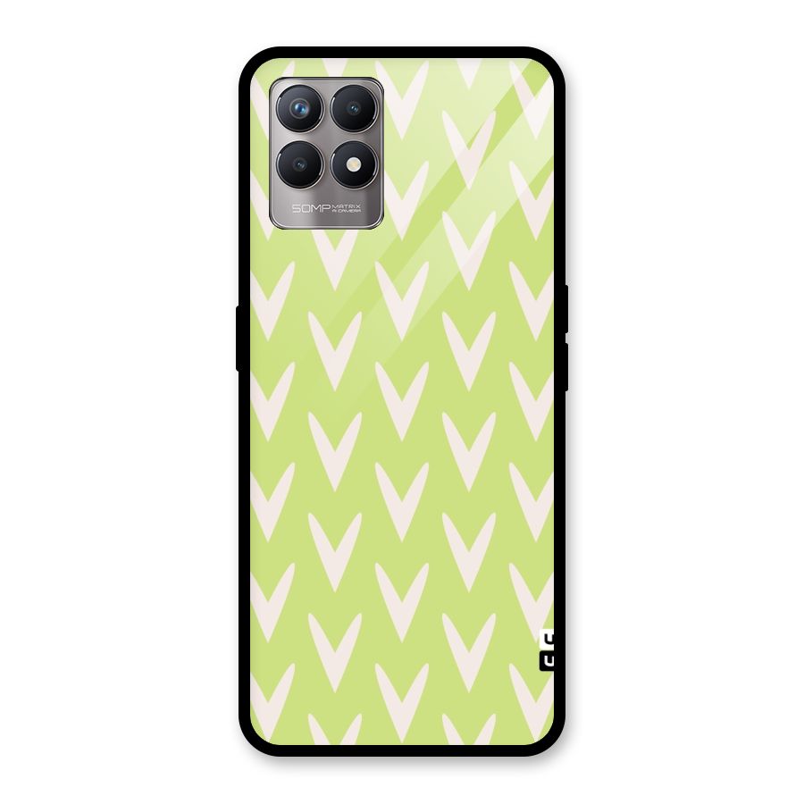 Pastel Green Grass Glass Back Case for Realme Narzo 50