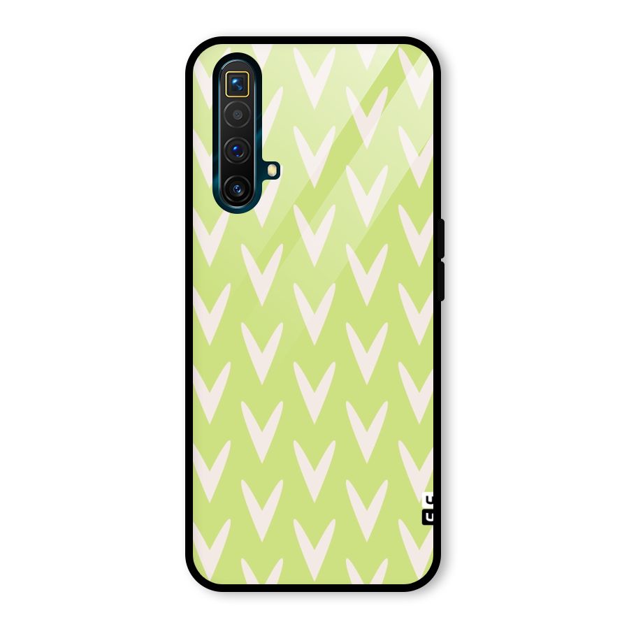 Pastel Green Grass Glass Back Case for Realme X3 SuperZoom