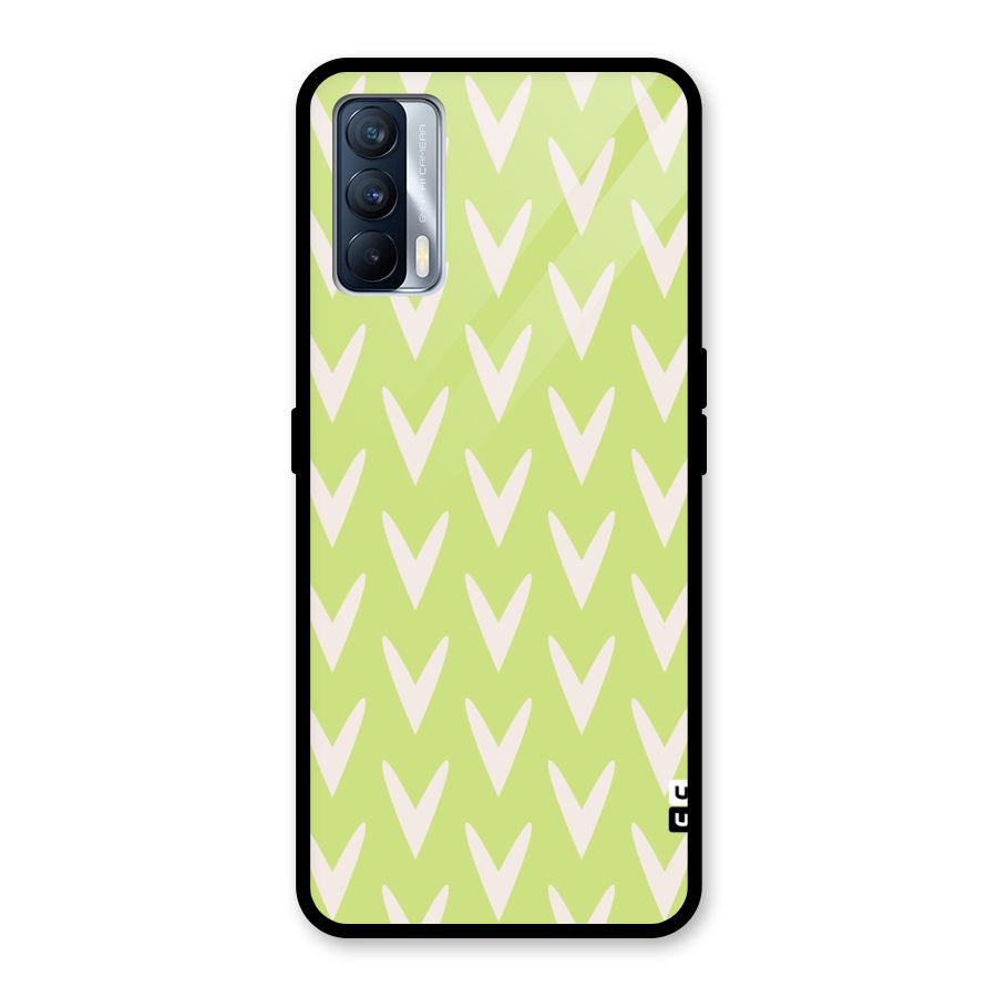 Pastel Green Grass Glass Back Case for Realme X7