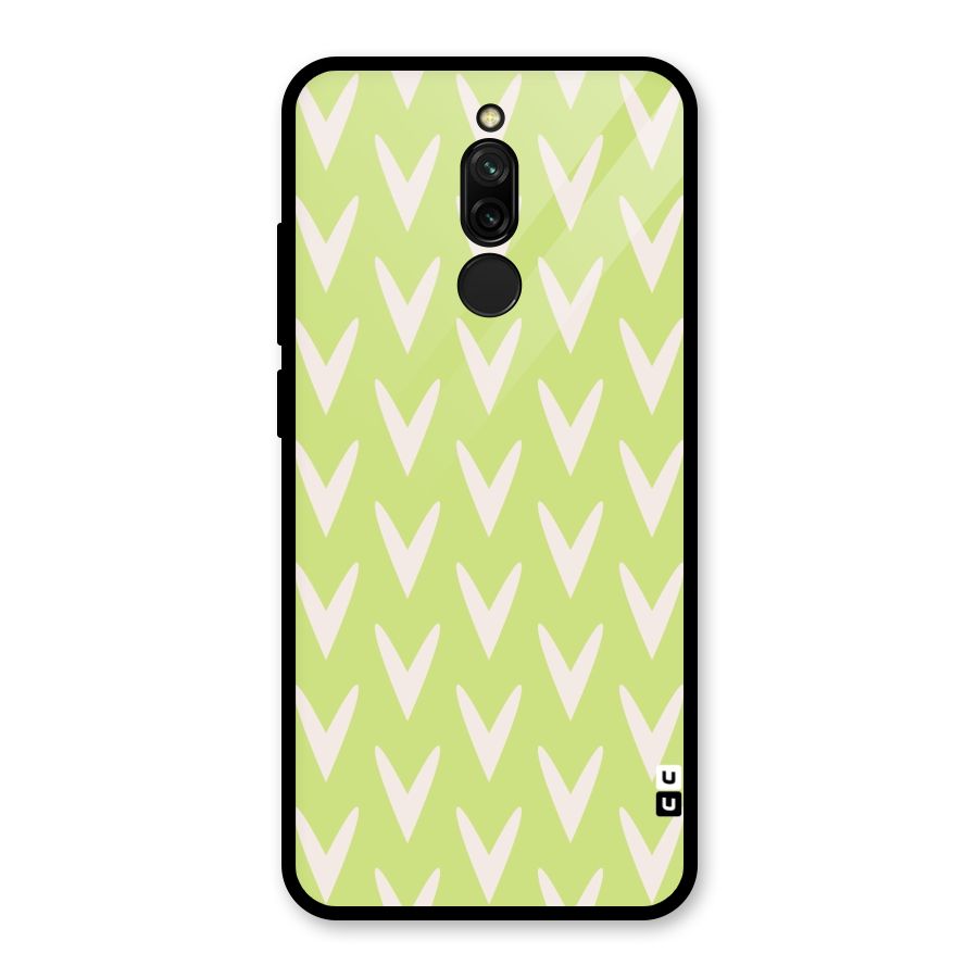 Pastel Green Grass Glass Back Case for Redmi 8