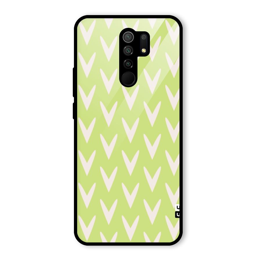 Pastel Green Grass Glass Back Case for Redmi 9 Prime