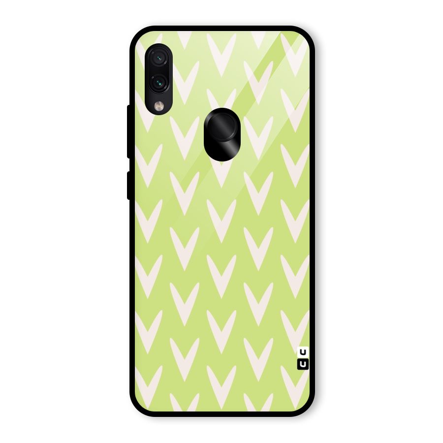 Pastel Green Grass Glass Back Case for Redmi Note 7
