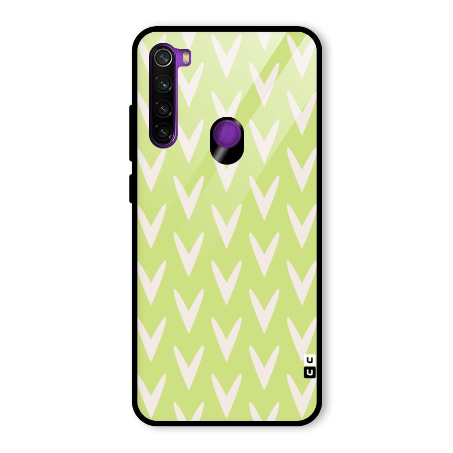 Pastel Green Grass Glass Back Case for Redmi Note 8