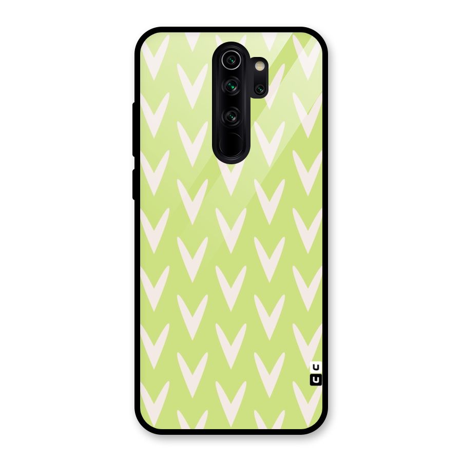Pastel Green Grass Glass Back Case for Redmi Note 8 Pro