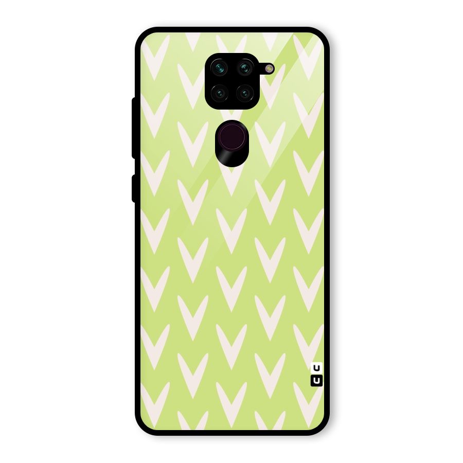 Pastel Green Grass Glass Back Case for Redmi Note 9