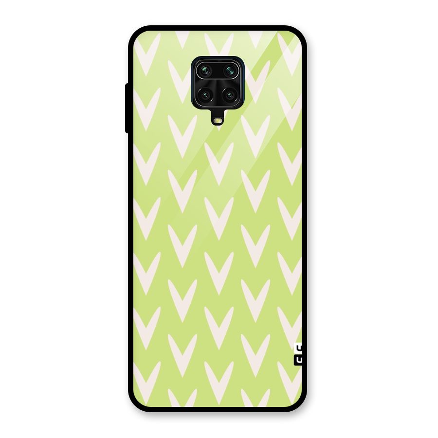 Pastel Green Grass Glass Back Case for Redmi Note 9 Pro Max