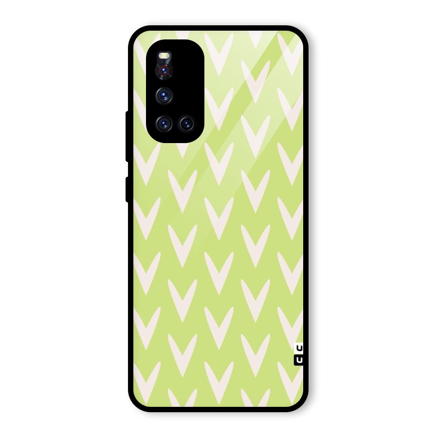 Pastel Green Grass Glass Back Case for Vivo V19