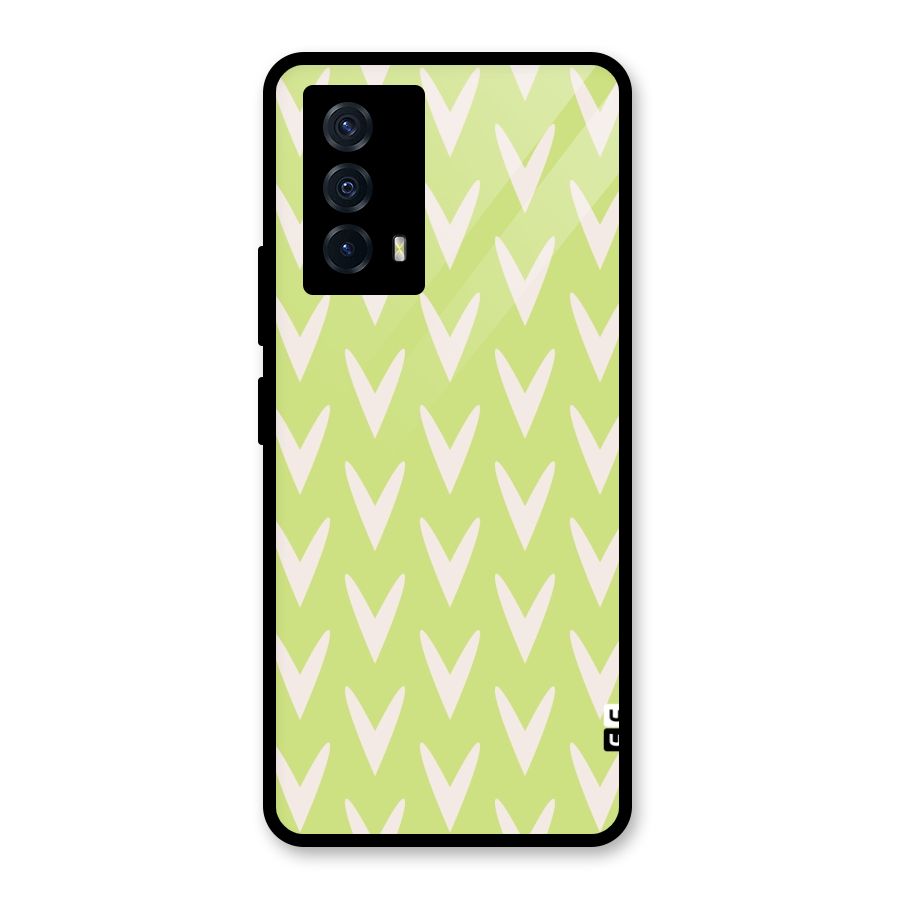 Pastel Green Grass Glass Back Case for Vivo iQOO Z5