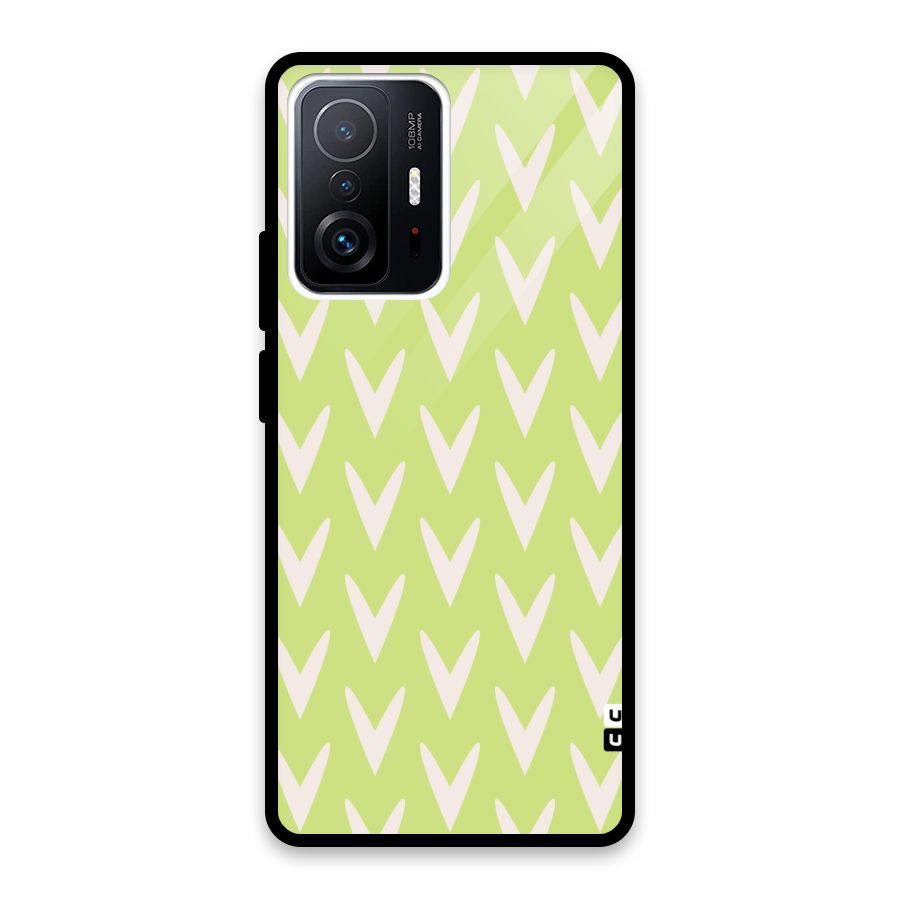 Pastel Green Grass Glass Back Case for Xiaomi 11T Pro