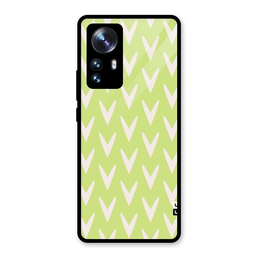 Pastel Green Grass Glass Back Case for Xiaomi 12 Pro