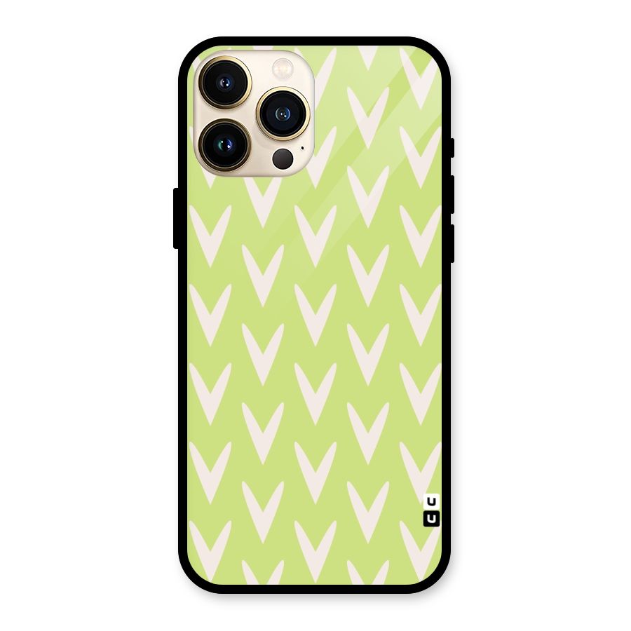 Pastel Green Grass Glass Back Case for iPhone 13 Pro Max