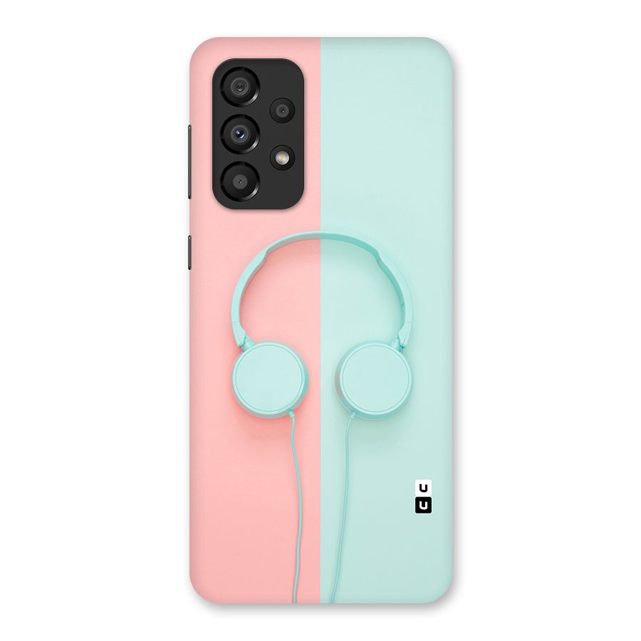 Pastel Headphones Back Case for Galaxy A33 5G