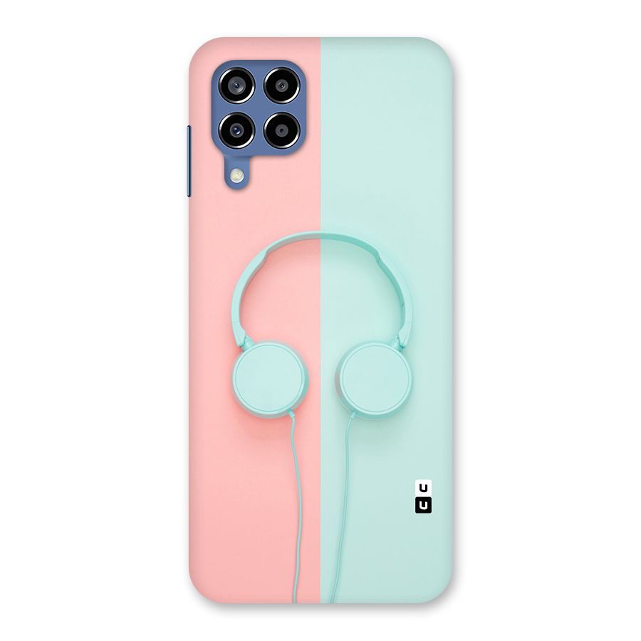 Pastel Headphones Back Case for Galaxy M53 5G