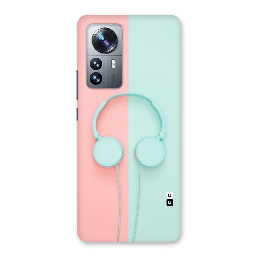 Pastel Headphones Back Case for Xiaomi 12 Pro