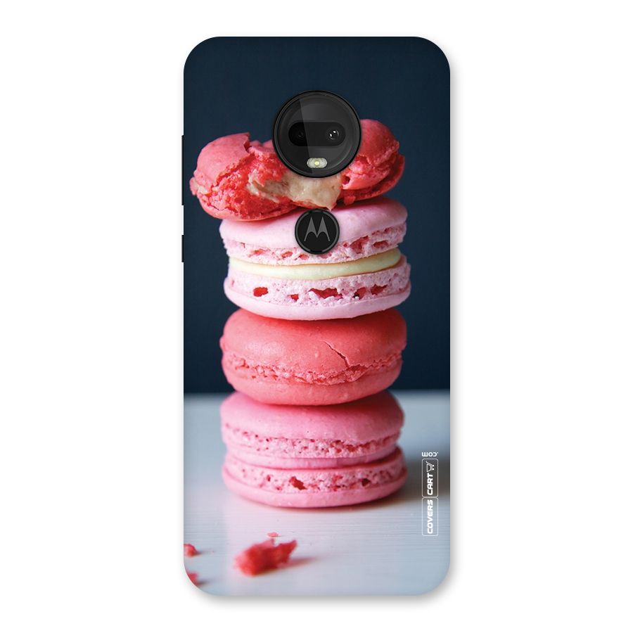 Pastel Macroons Back Case for Moto G7