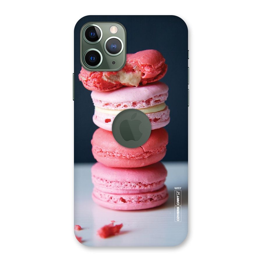 Pastel Macroons Back Case for iPhone 11 Pro Logo  Cut