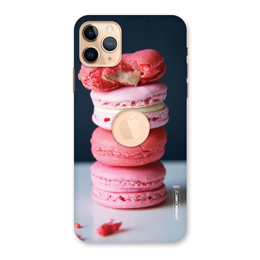 Pastel Macroons Back Case for iPhone 11 Pro Max Logo Cut