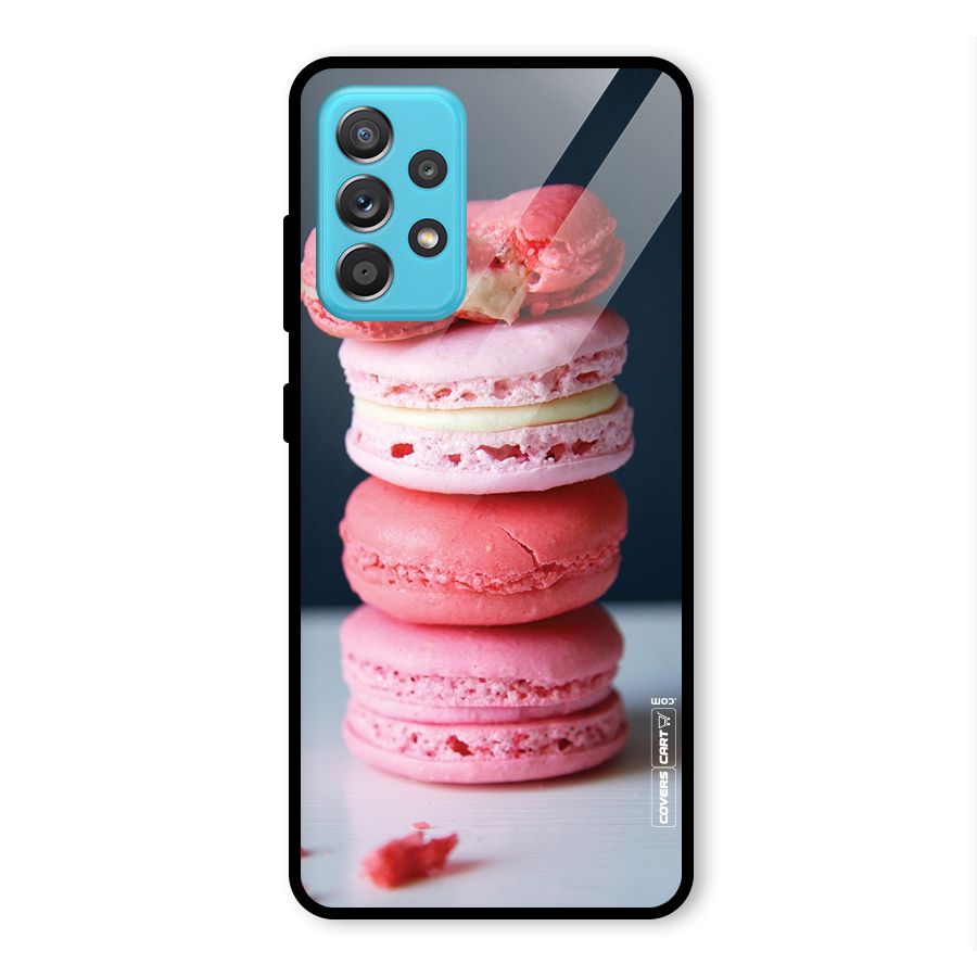 Pastel Macroons Glass Back Case for Galaxy A52