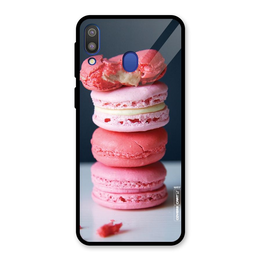 Pastel Macroons Glass Back Case for Galaxy M20