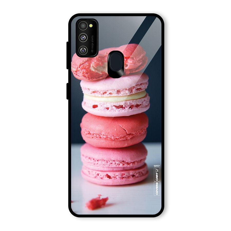 Pastel Macroons Glass Back Case for Galaxy M30s
