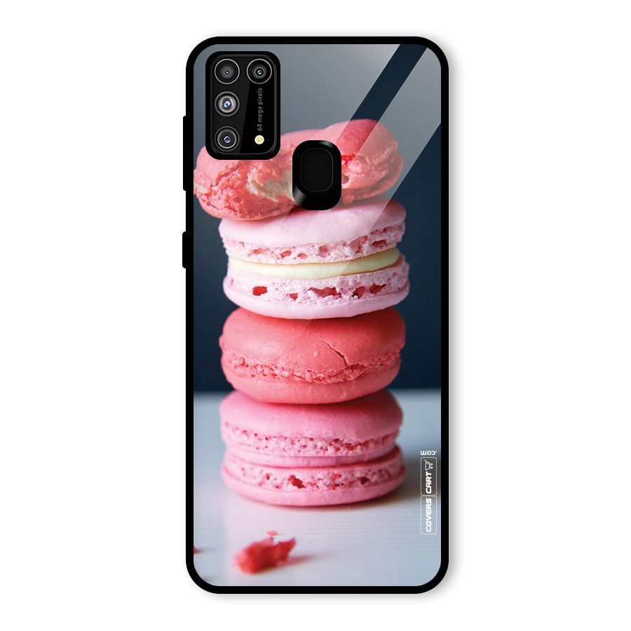 Pastel Macroons Glass Back Case for Galaxy M31