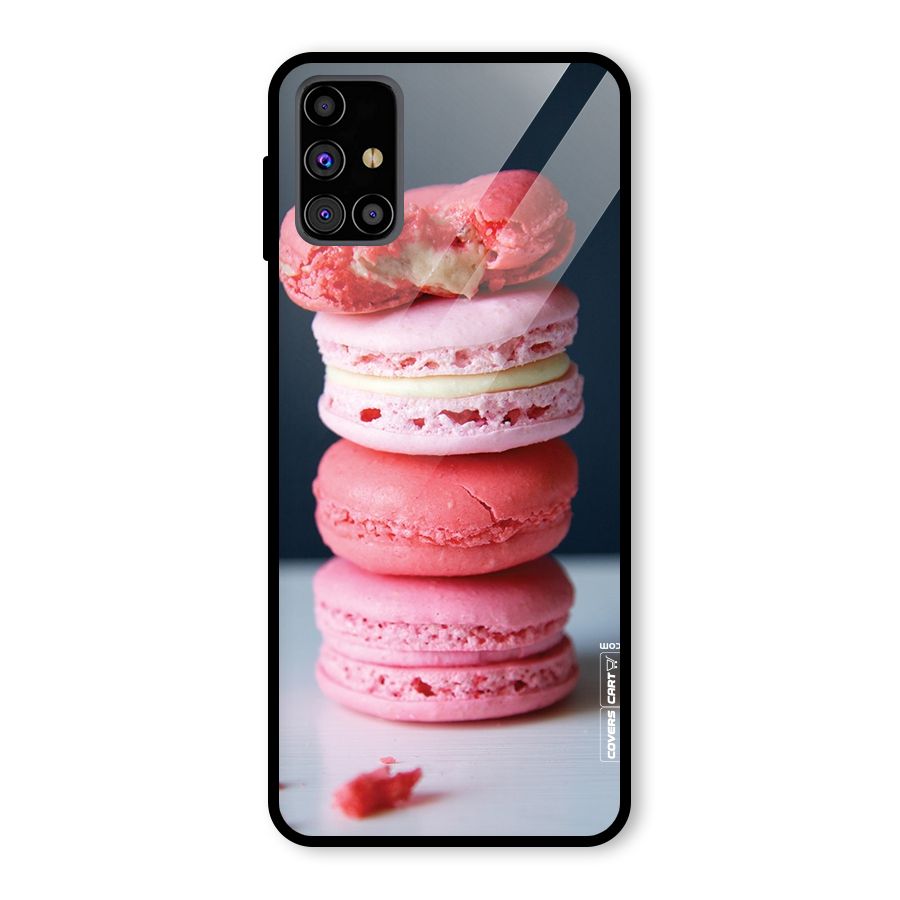 Pastel Macroons Glass Back Case for Galaxy M31s