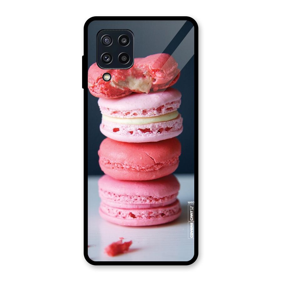 Pastel Macroons Glass Back Case for Galaxy M32