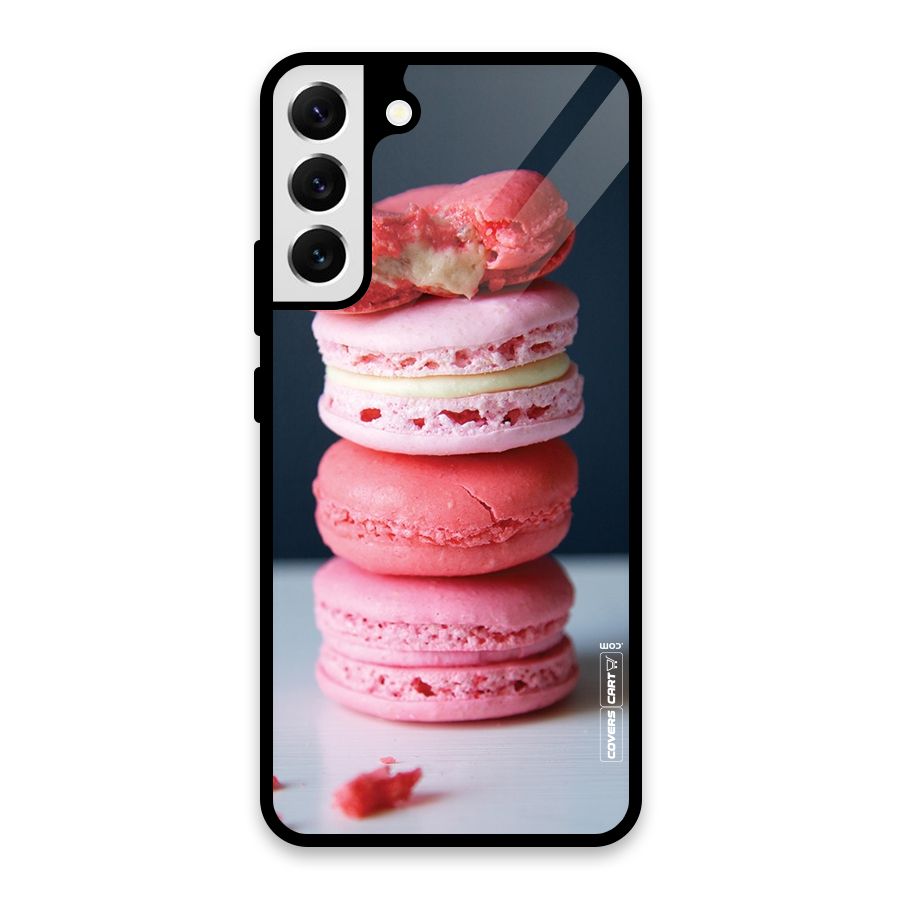 Pastel Macroons Glass Back Case for Galaxy S22 Plus 5G