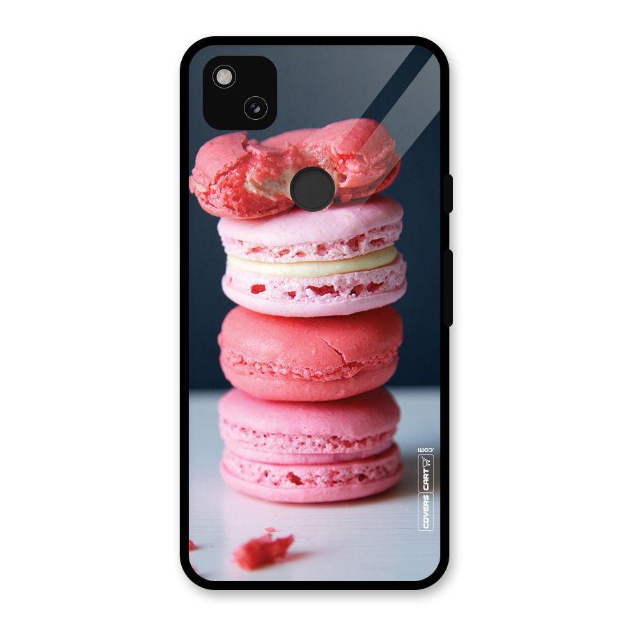 Pastel Macroons Glass Back Case for Google Pixel 4a
