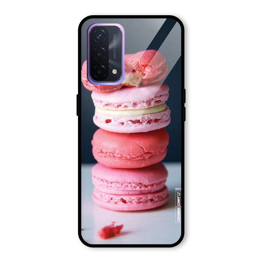Pastel Macroons Glass Back Case for Oppo A74 5G