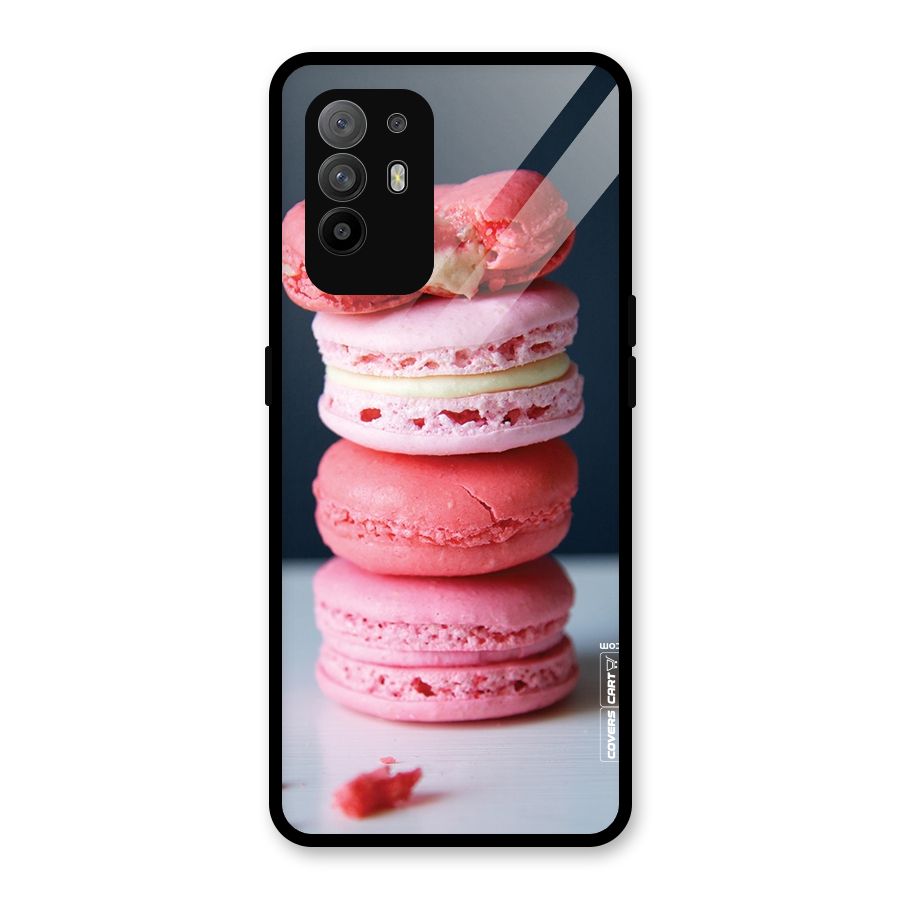 Pastel Macroons Glass Back Case for Oppo F19 Pro Plus 5G