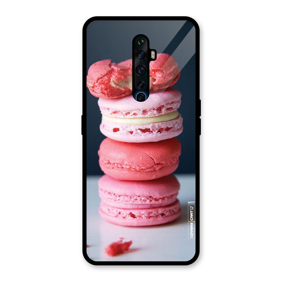 Pastel Macroons Glass Back Case for Oppo Reno2 F