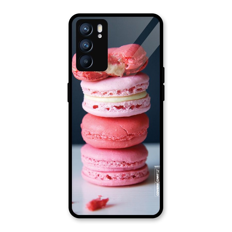 Pastel Macroons Glass Back Case for Oppo Reno6 5G