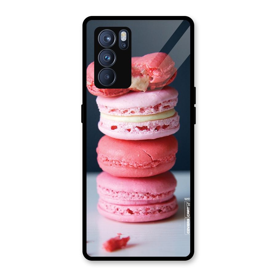 Pastel Macroons Glass Back Case for Oppo Reno6 Pro 5G