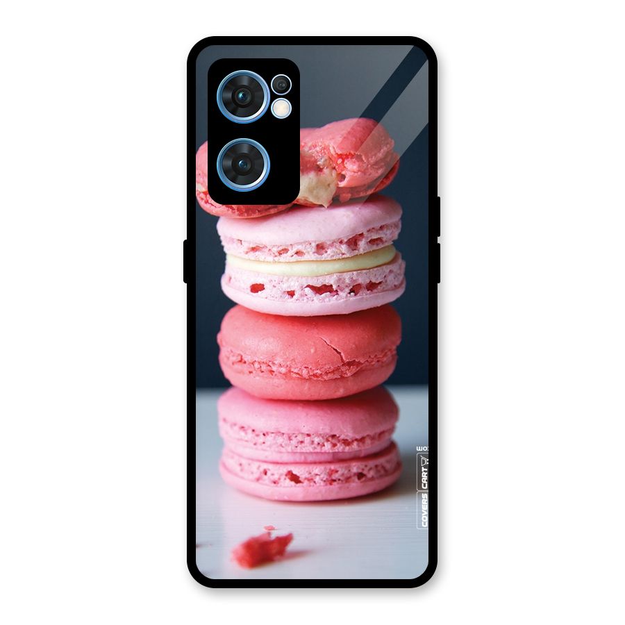 Pastel Macroons Glass Back Case for Oppo Reno7 5G