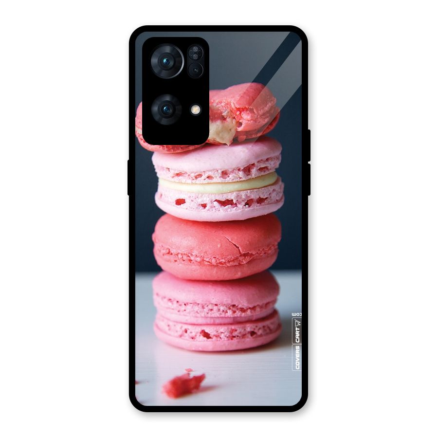 Pastel Macroons Glass Back Case for Oppo Reno7 Pro 5G