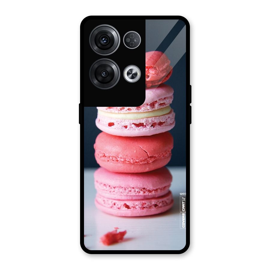 Pastel Macroons Glass Back Case for Oppo Reno8 Pro 5G