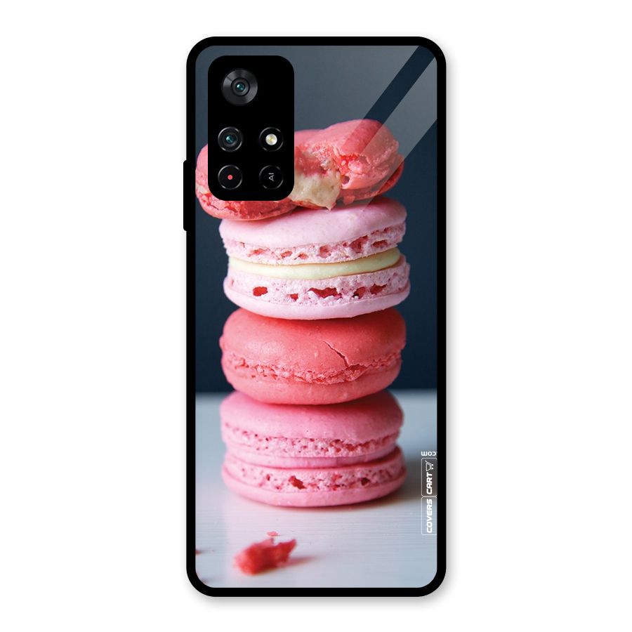 Pastel Macroons Glass Back Case for Poco M4 Pro 5G